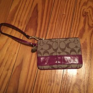 Coach wristlet